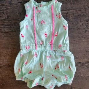 Baby Girl Carter's Flamingo Romper